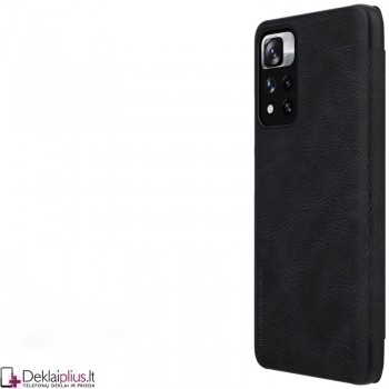 Odinis Nillkin qin serijos dėklas - juodas (Xiaomi Redmi Note 11 Pro/11 Pro Plus) Odinis Nillkin qin serijos dėklas - juodas (Xiaomi Redmi Note 11 Pro/11 Pro Plus)